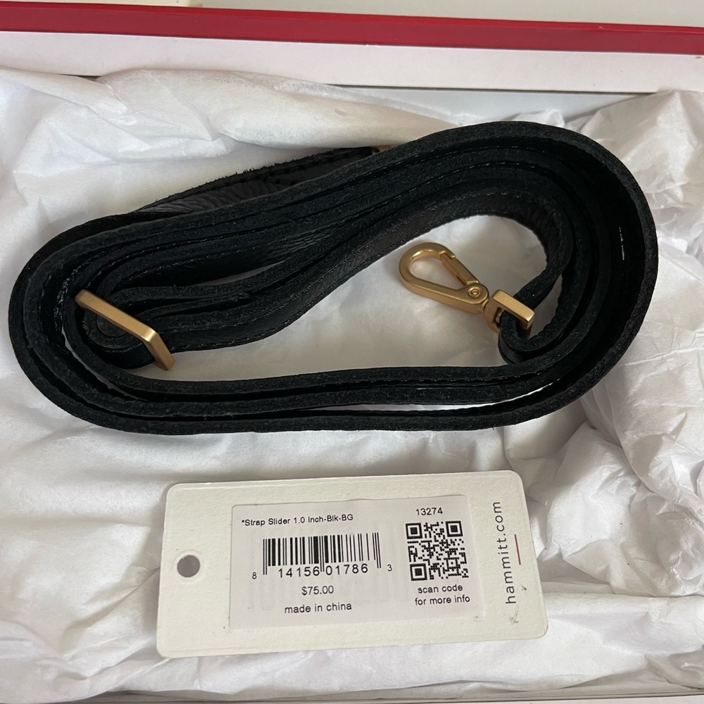 Hammit 1.0 Inch Black Strap